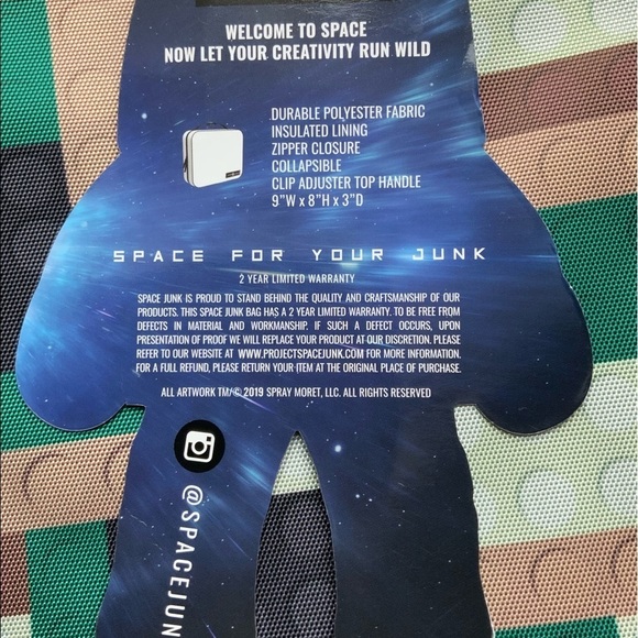 Lego Camouflage Tote Lunch Box Insulated Carry Case Kids Tote NEW - Picture 6 of 9